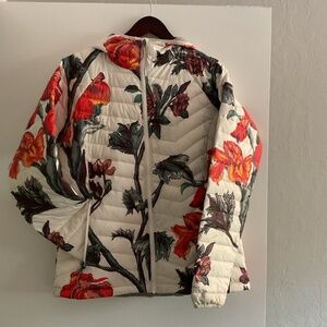 Columbia Powder Lite Hooded Jacket Botanical Print Women’s’s size large